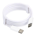 1M USB Type-C to Type-C Charging Cable – White - Image 5