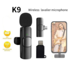 K9 Professional Dual Wireless Lavalier Microphones – Black - Image 4