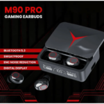 M90 Pro Wireless Bluetooth Earbuds with Power Bank, Up to 48 Hours Playback – Black - Image 3