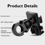 360° Rotating Mobile Phone Holder for Bicycle - Image 3