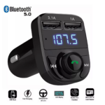 X8 C1 Wireless FM Transmitter Car MP3 Player with Dual USB PD Fast Charging and Hands-Free Calling