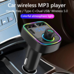 X8 C1 Wireless FM Transmitter Car MP3 Player with Dual USB PD Fast Charging and Hands-Free Calling - Image 4
