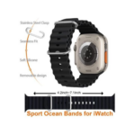 I20 Ultra 2 Max Wearable Smartwatch and Earbuds Set - Image 3